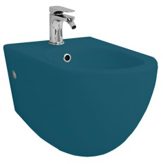 Биде Artceram File 2.0 подвесной с одним отверстием цвет petrolio FLB001 42 00