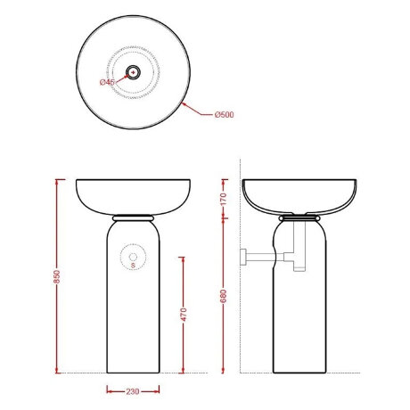 Кольцо для пьедестала Artceram Jolie цвет moka ACA073 56
