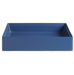Раковина Artceram Scalino накладная без отверстий цвет Blue sapphire SCL002 16 00