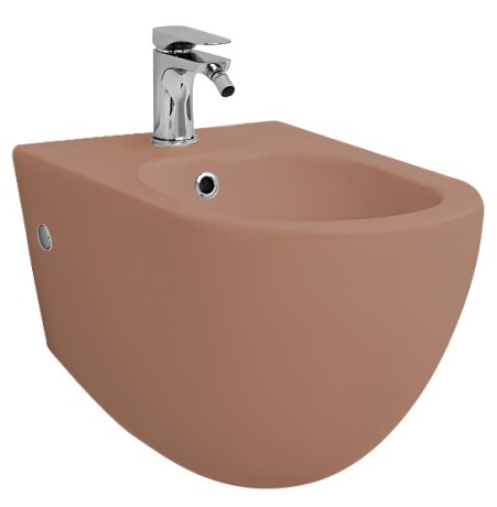 Биде Artceram File 2.0 подвесной с одним отверстием цвет Brown tortora FLB001 40 00