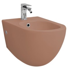 Биде Artceram File 2.0 подвесной с одним отверстием цвет Brown tortora FLB001 40 00