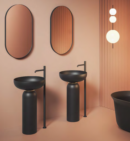 Пьедестал Artceram Jolie цвет черный матовый JOC001 17 00