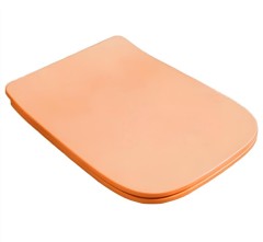 Сиденье с крышкой Artceram A16 с плавным опусканием цвет Orange cameo ASA001 13 71