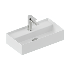 Раковина Artceram Scalino подвесная/накладная с одним отверстием цвет белый SCL006 01 00