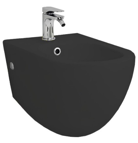 Биде Artceram File 2.0 подвесной с одним отверстием цвет черный FLB001 03 00