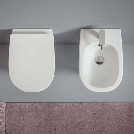 Биде Artceram File 2.0 подвесное с одним отверстием цвет белый TEB004 01 00