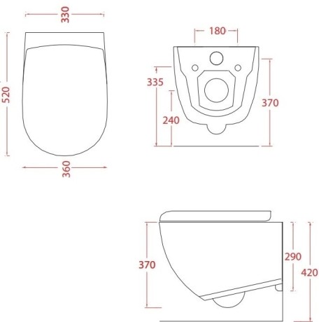 Унитаз Artceram File 2.0 подвесной безободковый цвет brown tortora FLV004 40 00