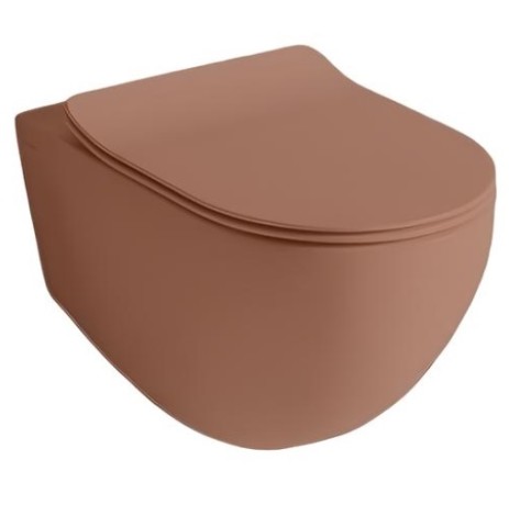 Унитаз Artceram File 2.0 подвесной безободковый цвет brown tortora FLV004 40 00