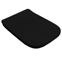 Сиденье с крышкой Artceram A16 с плавным опусканием цвет черный матовый ASA001 17 71