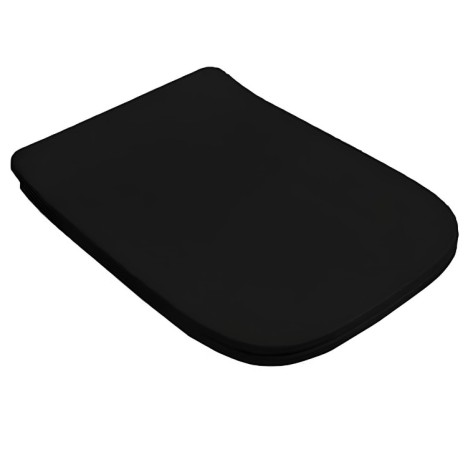 Сиденье с крышкой Artceram A16 с плавным опусканием цвет черный ASA001 03 71