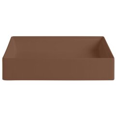 Раковина Artceram Scalino накладная без отверстий цвет Brown tortora SCL002 40 00