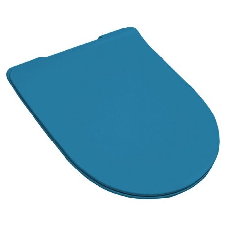 Сиденье с крышкой Artceram File 2.0 с плавным опусканием цвет Blue avio FLA014 38