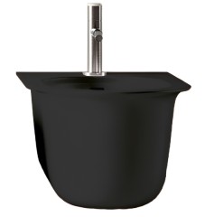 Биде Artceram CHIC подвесной с одним отверстием цвет черный матовый CHB001 17 00