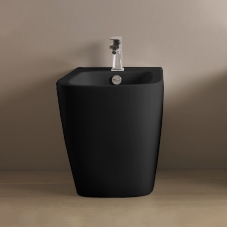 Биде Artceram A16 напольное с одним отверстием цвет черный матовый ASB002 17 00
