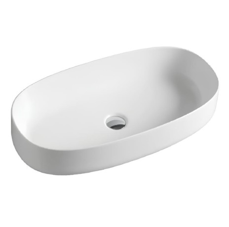 Раковина Artceram Cognac Quadro COL005 05 34 накладная цвет белый матовый