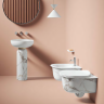 Унитаз Artceram CHIC подвесной безободковый цвет calacatta CHV001 94 00
